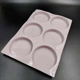 Форма для выпечки Диск d-9,5см h-2см 6в1, силикон Форма для выпечки Диск d-9,5см h-2см 6в1, силикон