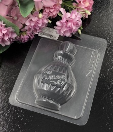 Форма для шоколада Духи 2/mi amor 5,5*9,7см, пластик Форма для шоколада Духи 2/mi amor 5,5*9,7см, пластик