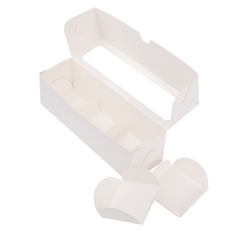 Коробка для 3 моти с ложементом, белая 19*5,5*5,5см фото 2 Коробка для 3 моти с ложементом, белая 19*5,5*5,5см фото 2