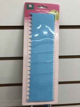 Шпатель кондитерский двойной Зубчики, пластик Шпатель кондитерский двойной Зубчики, пластик