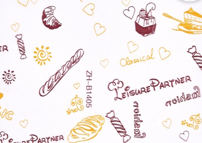 Бумага упаковочная для бенто Пекарня 18*18см Бумага упаковочная для бенто Пекарня 18*18см