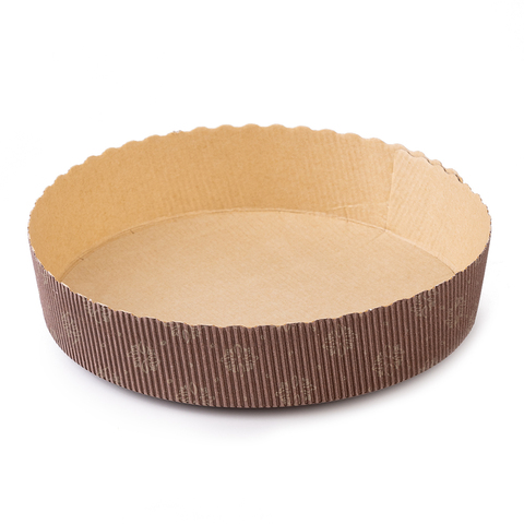 Форма бумажная Пирог 155*35мм, жиростойкая Форма бумажная Пирог 155*35мм, жиростойкая