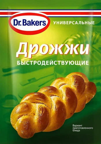 Дрожжи хлебопекарные быстродействующие Dr.Bakers, 7г — купить в нашем магазине для кондитеров в Москве Дрожжи хлебопекарные быстродействующие Dr.Bakers, 7г — купить в нашем магазине для кондитеров в Москве