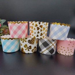 Капсулы бумажные 60*55мм картон/золото в ассортименте 25шт Капсулы бумажные 60*55мм картон/золото в ассортименте 25шт