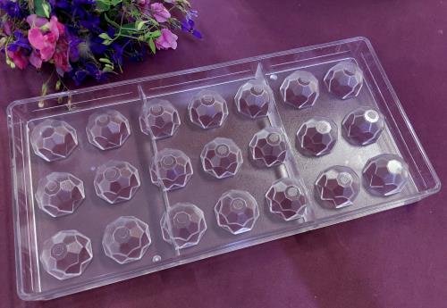 Форма Конфета/карат 21шт, поликарбонат 28*14см в уп Форма Конфета/карат 21шт, поликарбонат 28*14см в уп