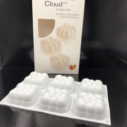 Форма SilikoLove Cloud Облако 71х71х34мм 6в1, белый силикон Форма SilikoLove Cloud Облако 71х71х34мм 6в1, белый силикон