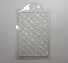 Форма для шоколада Плетение (Береста), пластик 9,5*14,5см Форма для шоколада Плетение (Береста), пластик 9,5*14,5см