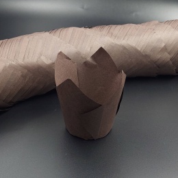 Капсулы тюльпан 50*80мм Коричневые 1шт, пергамент Капсулы тюльпан 50*80мм Коричневые 1шт, пергамент