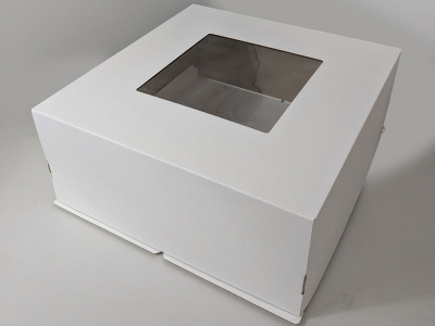 Коробка для торта 50*50*21см, с окном Коробка для торта 50*50*21см, с окном