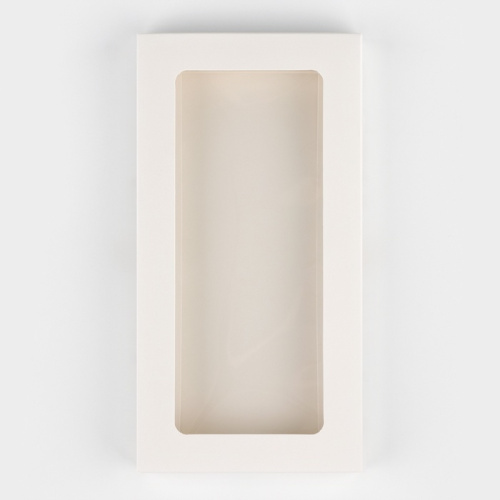 Коробка для шоколада «Белая», с окном, 16.4 х 8.4 х 1.7 см фото 2