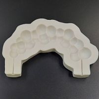 Молд Шары арка, силикон 13*8*1,6см