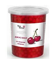 Шарики соковые в сиропе Джус Бабл Вишня, 1кг