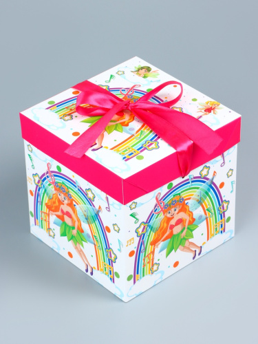 Коробка подарочная Детская» Фея 15×15×15 см