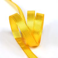 Лента атласная Желтый 6мм, 22 метра