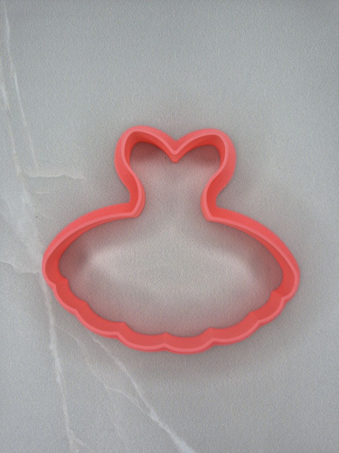 Вырубка Платье Принцессы, 9см