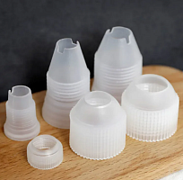 Переходник для кондитерских мешков большой 13x35  высота 56 мм, пластик