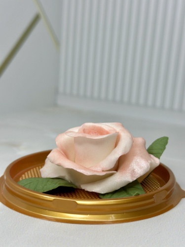 Мастичный цветок Роза с бутонами (ручная лепка) фото 2