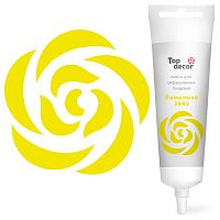 Краситель гелевый Top Decor Лимонный 100г