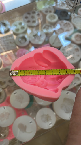 Силиконовый молд Зайчик 9,5х8 см фото 4 Силиконовый молд Зайчик 9,5х8 см фото 4