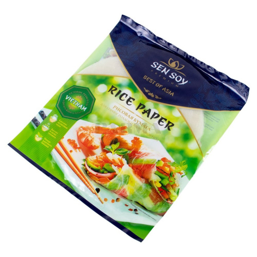 Бумага рисовая пищевая Sen Soy 100гр (10 листов) Бумага рисовая пищевая Sen Soy 100гр (10 листов)