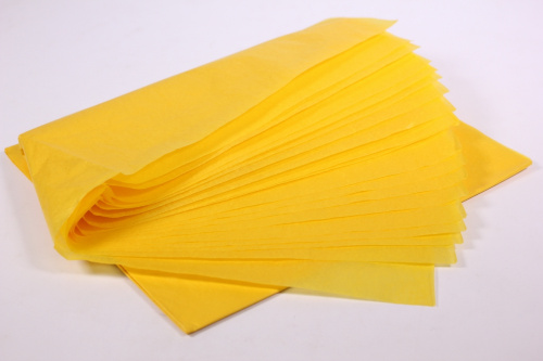 Бумага Тишью желтая фото 2
