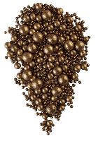 Посыпка воздушный рис в глазури Бронза Микс, 50гр