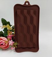 Форма для шоколада Плитка Гексагон, силикон 20*10см