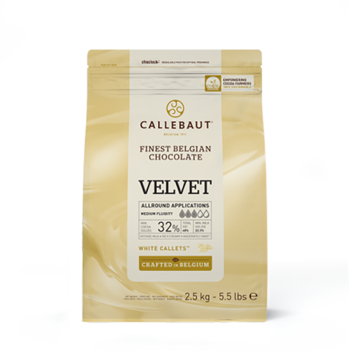 Шоколад белый 32% VELVET Barry Callebaut 2,5 кг Шоколад белый 32% VELVET Barry Callebaut 2,5 кг
