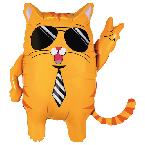 Воздушный шар фольгированный Крутой Кот
