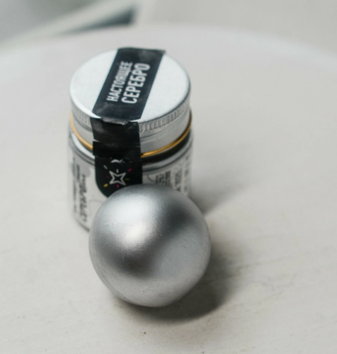 Блеск пищевой Mixie Настоящее серебро 10гр