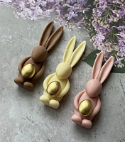 Фигура из глазури Пасхальный кролик, 2 шт, 8,5 см