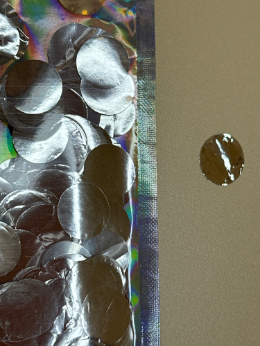 Конфетти Серебро, 10гр фото 2 Конфетти Серебро, 10гр фото 2