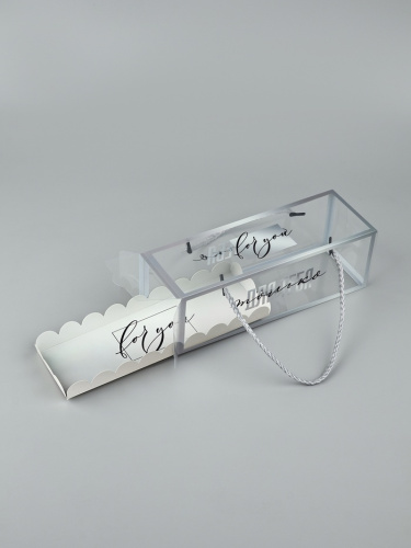 Коробка для зефира c ручками «Для тебя», 22.5 х 7.5 х 7.5 см фото 2