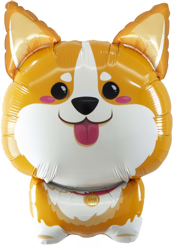 Воздушный шар фольгированный Мини-Фигура Корги