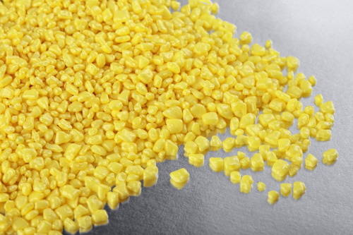 Посыпка сахарная Крошка Люкс перламутровая желтая, 50гр