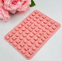 Форма для шоколада Фрукты ассорти 66в1, силикон 15*20,5см