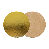 Подложка сольерка 8 см, толщина 0,8мм золото