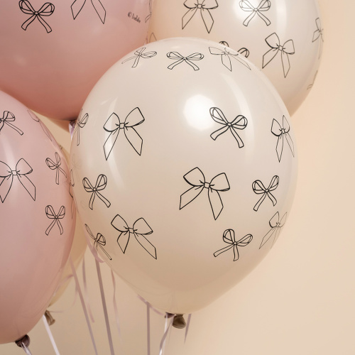Воздушный шар латексный Бантики, ассорти, пастель ретро фото 2 Воздушный шар латексный Бантики, ассорти, пастель ретро фото 2