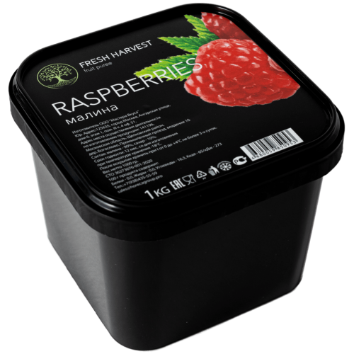 Пюре замороженное Малина Fresh Harvest, 1кг