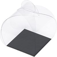 Коробка для моти Хао Бао с черной подложкой, 45*45*45 мм