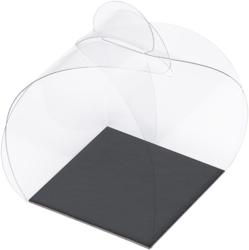 Коробка для моти Хао Бао с черной подложкой, 45*45*45 мм