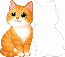 Открытка Рыжий Котик, 10,4*18,2см