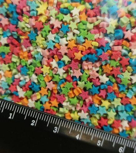 Посыпка сахарная Звездочка Микс 5мм, 45гр Посыпка сахарная Звездочка Микс 5мм, 45гр