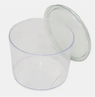 Креманка круглая D78мм, 200мл с крышкой