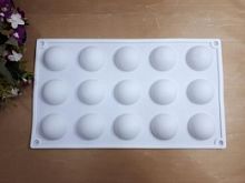 Форма для муссов Полусферы 38мм 15в1, П2405 силикон