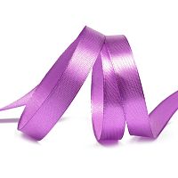 Лента атласная Фиолетовая 12мм, 22 метра