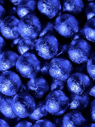 Фольга для конфет 10×10 см 100 шт., королевский синий