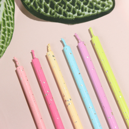 Свечи в торт "Исполнение желаний", 15 см, разноцветные, 6 штук фото 2