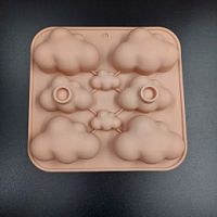 Форма для шоколада Облака микс 8в1, силикон 16*15,5см