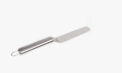 Палетка изогнутая 22×3 см, рабочая часть 17см, металлическая ручка